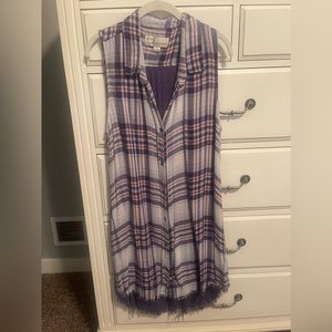 Vintage Havana plaid dress